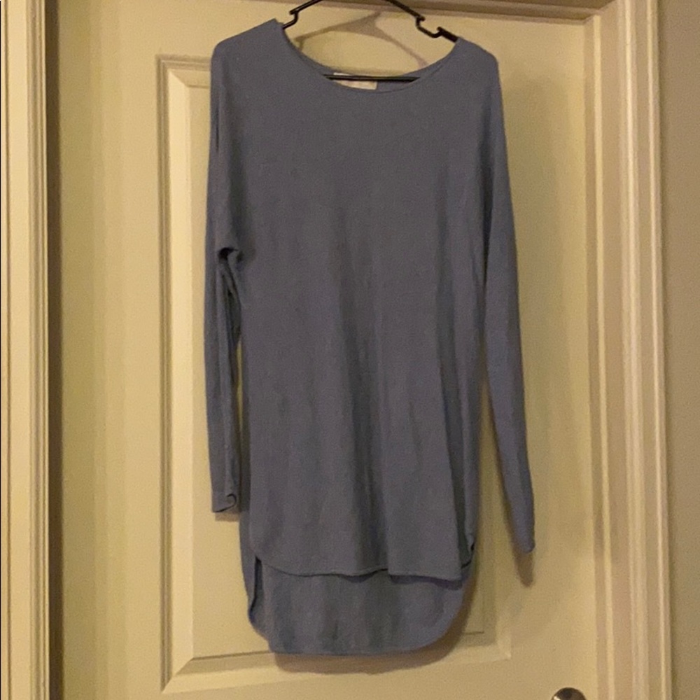 Blue Michael Kors thin sweater tunic